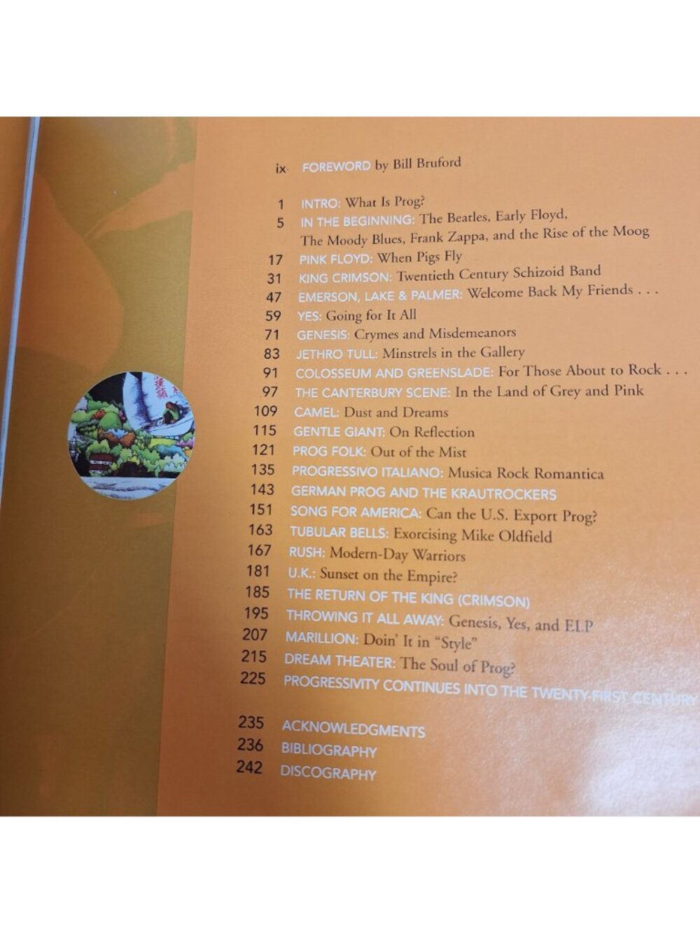 Mountains Come Out Of The Sky Illustrated History Of Prog Rock Used Library Book - Picture 8 of 16